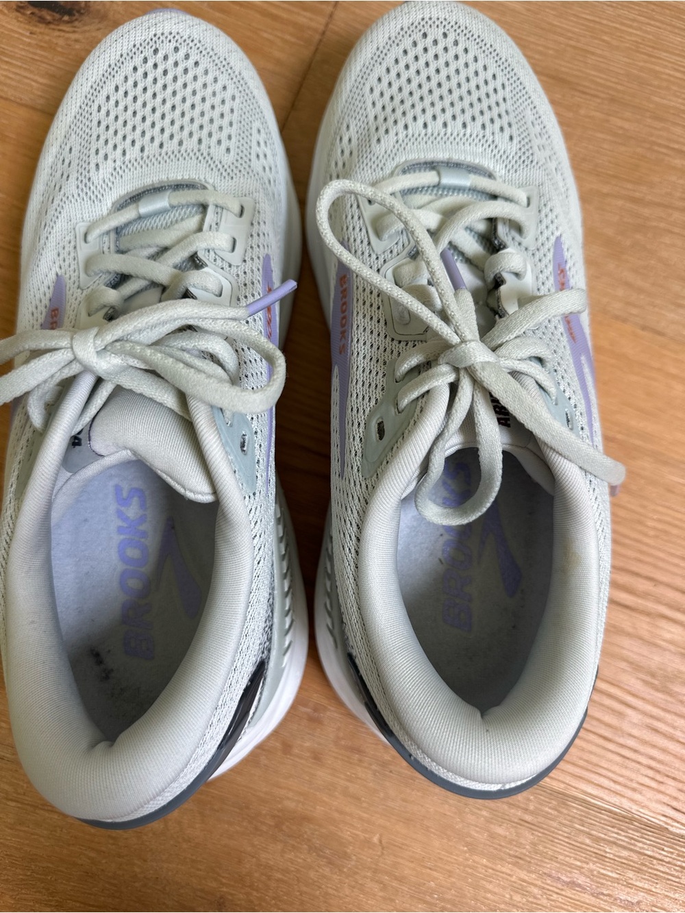 Brooks Ariel GTS 24 Running Shoes Grey Lavender Sz 9 - Picture 6 of 11